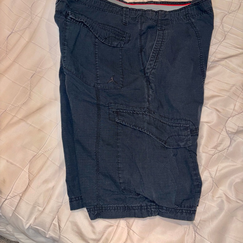 Jordan Black Cargo Shorts
